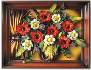 PIĘKNY OBRAZ KWIATOWY NA PREZENT - K6-5 ART DECO