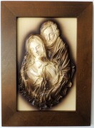 Piękny obraz z ŚWIĘTĄ RODZINĄ - trójwymiarowy 3D - SR5-6 ART DECO