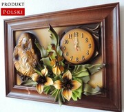 Obraz z zegarem - ŚWIĘTA RODZINA - K5SRZ-2 ART DECO