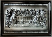 OBRAZ OSTATNIA WIECZERZA ze skóry 