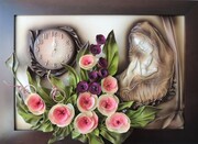 Obraz na jubileusz, podziękowanie dla rodziców, różne okazje. Do salonu. K8SZ-2 ART DECO