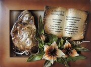 ŁADNY OBRAZ ZE ŚWIĘTĄ RODZINĄ. K3SD-6 ART DECO