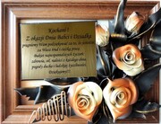 PREZENT DZIEŃ BABCI I DZIADKA. INDYWIDUALNA DEDYKACJA DB2-1 ART DECO