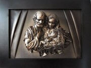 Obraz Święta Rodzina na prezent JUBILEUSZ 50-LECIA ŚLUBU, podziękowanie ART DECO