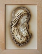 Obraz na prezent ślubny MATKA BOSKA - pamiątka chrztu dziecka - s3-20 ART DECO