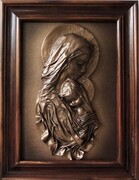 OBRAZ Z MARYJKĄ. IDEALNA PAMIATKA NA KOMUNIĘ, CHRZEST. S2-8 ART DECO