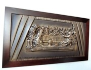 OBRAZ OSTATNIA WIECZERZA duży format PIĘKNY PREZENT ŚLUBNY ART DECO