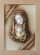 Obraz z Matką Bożą na prezent ślubny - podziękowanie lub jubileusz S5-15 ART DECO