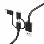 Kabel USB Hama Micro USB, Typ-C/Lightning 1,5m Hama