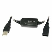 Kabel USB LogiLink UA0143 USB 2.0, aktywny wzmacniacz, 10m LogiLink