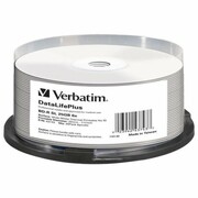 BD-R VERBATIM 25GB X6 DL+ printable thermal NO ID (CAKE 25) VERBATIM