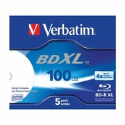 Verbatim BD-R 4x 100GB 5P JC Printable XL VERBATIM