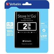Verbatim USB HDD 2TB 2,5' Black store'n'go USB 3.0 VERBATIM