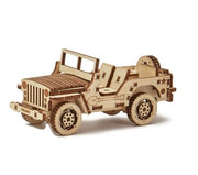 Drewniane puzzle 3D Jeep Wood Trick