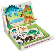 Układanka magnetyczna dinozaury Adam Toys