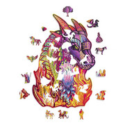 Puzzle drewniane smok Wood Trick