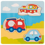 Puzzle 3D pojazdy Goki
