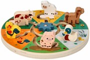 Przesuwanka drewniana- zwierzęta z farmy Adam Toys