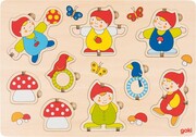 Puzzle przestrzenne krasnale Goki