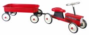 Traktor dla dzieci metalowy z przyczepką Goki