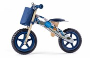 Rowerek biegowy niebieski - solidna konstrukcja WoodyLand Woodyland Woody