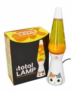 Lampka dekoracyjna lawa biały kot I-Total