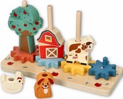 Układanka z kołami zębatymi- Zakręcona farma Adam Toys