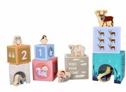 Piramida z kubeczków zwierzęta arktyczne Adam Toys