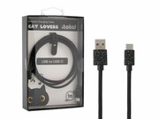 Kabel do ładowarki USB-C z Czarnym kotem I-Total