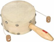 Bębenek naturalny z koralikami Goki