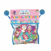 Puzzle do kąpieli naklejki z syrenkami Buddy & Barney