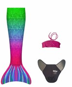 Monopłetwa ogon syreni Capri + Bikini Kuaki Mermaids