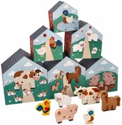 Piramidka z kubeczków Farma Adam Toys