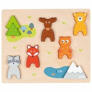 Puzzle 3D zwierzęta z lasu Goki