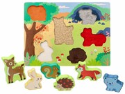 Układanka dotykowa 3D Zwierzęta z lasu Adam Toys