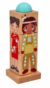 AdamToys Układanka obrotowa Dzieci Świata Adam Toys