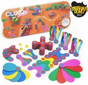 Klocki magnetyczne Clixo Super Rainbow, 60 elementów CLIXO