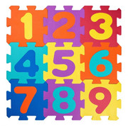 Duże piankowe puzzle – Cyferki Plastica