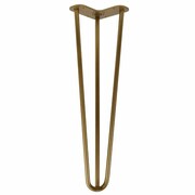 Metalowa noga loftowa do mebli TL40 cm Stare złoto HG DECO