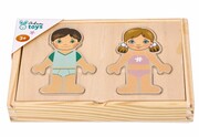 Ubieranka magnetyczna Dzieci Świata Adam Toys