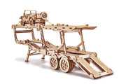 Laweta puzzle 3D - naczepa do Big truck z jeepem Wood Trick