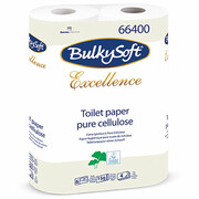Papier toaletowy Bulkysoft Excellence 60 rolek 4 warstwy 20 m biały celuloza Bulkysoft