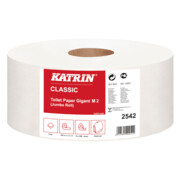 Papier toaletowy Katrin Classic Gigant M 6 rolek 300 m 2 warstwy biały celuloza-makulatura Katrin