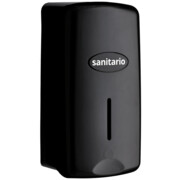 Dozownik do mydła w płynie Sanitario Negro 1000 ml, czarne tworzywo ABS Sanitario