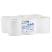 Papier toaletowy Merida Premium 12 rolek 3 warstwy 120 m średnica 20 cm biały celuloza Merida