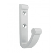 Wieszak do łazienki pojedynczy pogrubiony aluminiowy Gamet