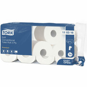 Papier toaletowy Tork 8 rolek 3 warstwy 11,7 cm średnica 29.5 m biała celuloza Tork