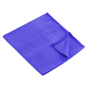 Ścierka z mikrofibry do szyb 38 x 40 cm niebieska Sanitario