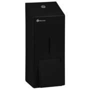 Dozownik do mydła w pianie na jednorazowe wkłady Merida STELLA MAXi 700 ml, stal w kolorze czarnym Merida