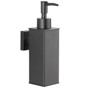 Dozownik do mydła naścienny kwadratowy Faneco SYDNEY Black Faneco
